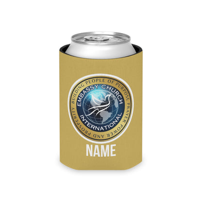 Personalized Embassy Church International Can Cooler