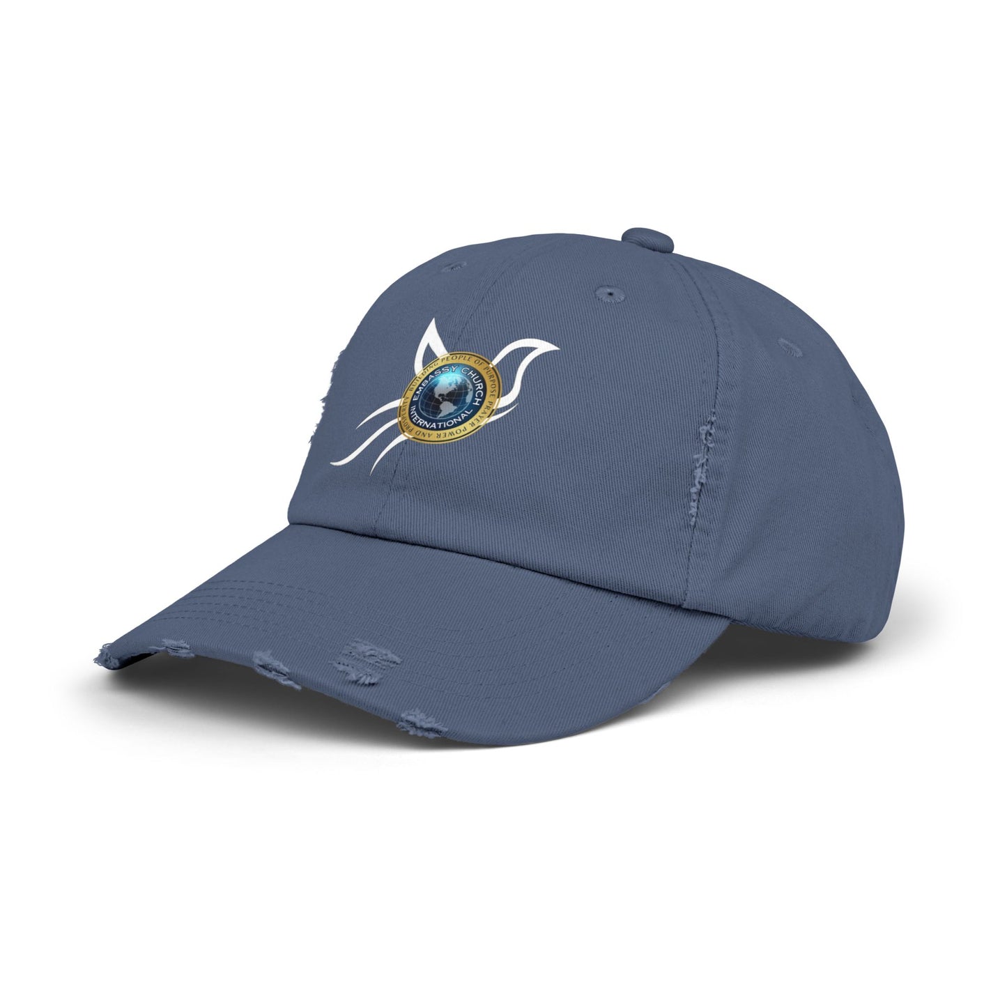 Embassy Church International Dove Unisex Distressed Cap