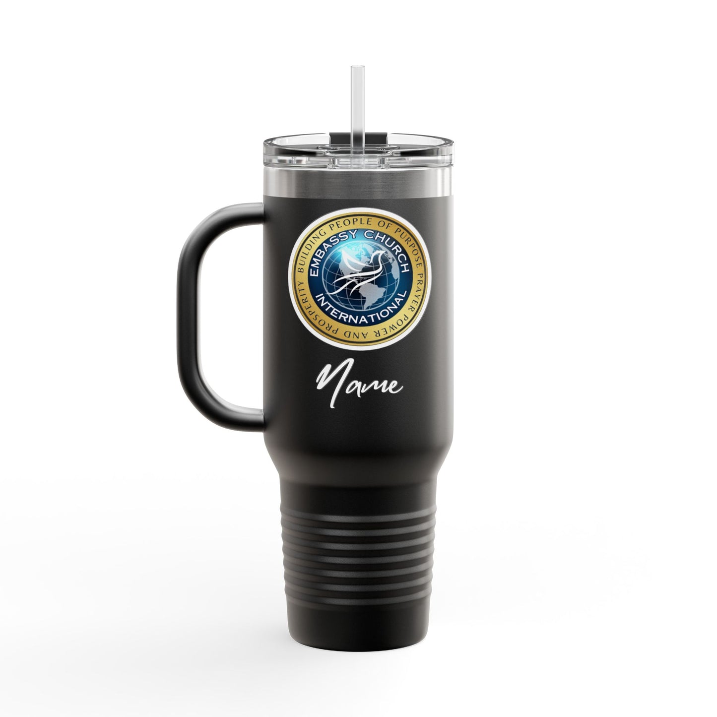 Personalized Embassy Church International Insulated Travel Mug, 40oz