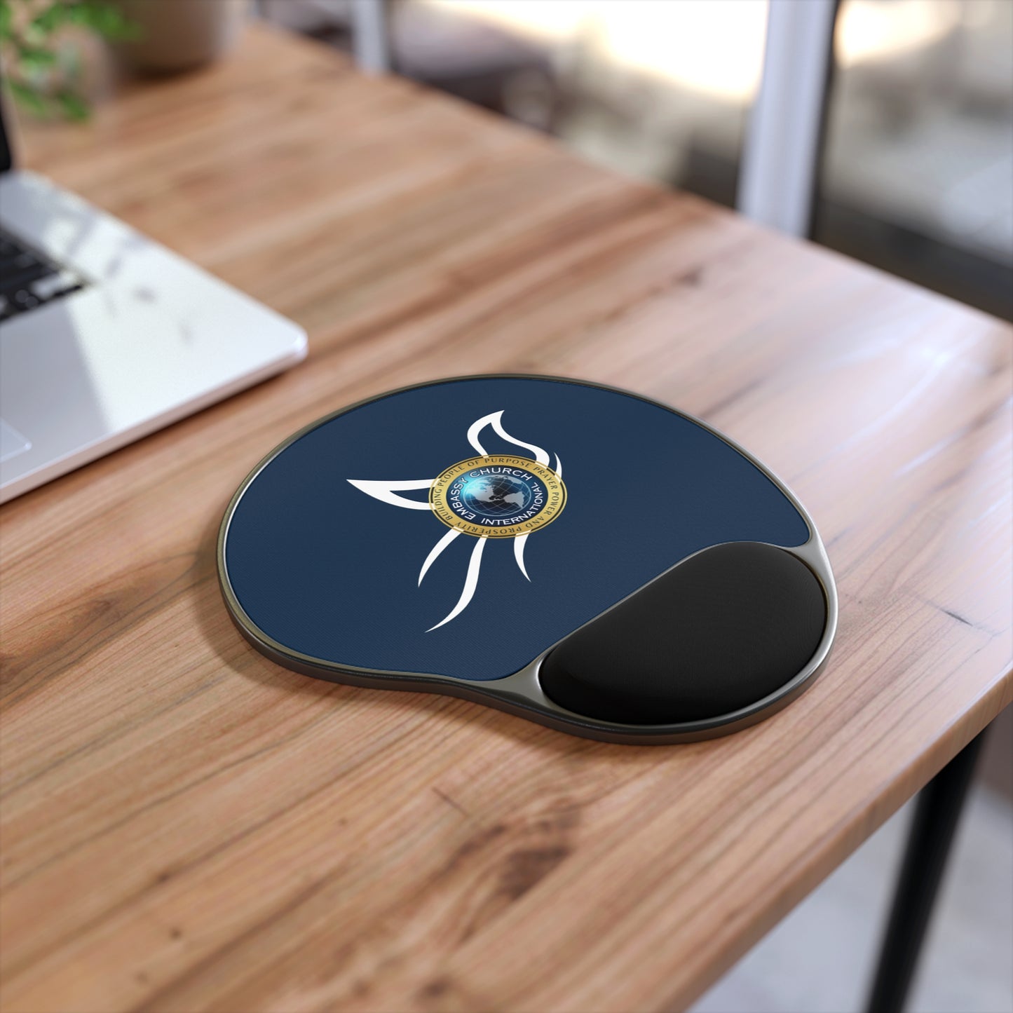 Embassy Church International Dove Mouse Pad With Wrist Rest