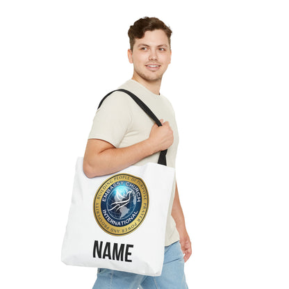 Personalized Embassy Church International Tote Bag