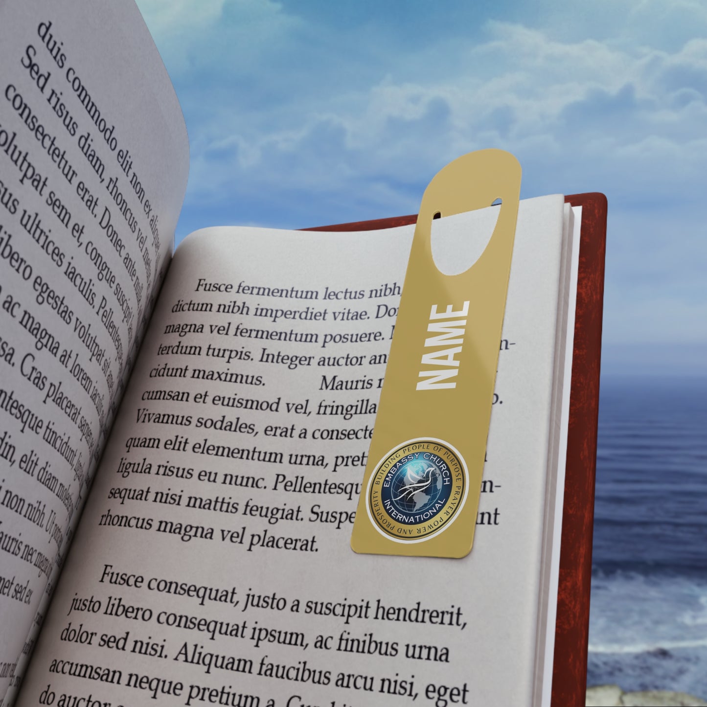 Personalized Embassy Church International Bookmark