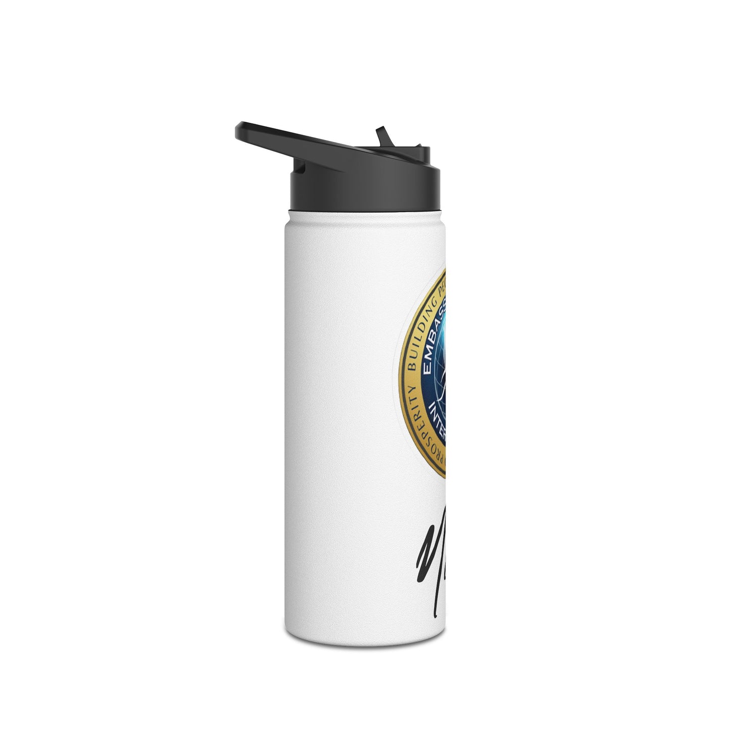 Personalized Embassy Church International Stainless Steel Water Bottle, Standard Lid