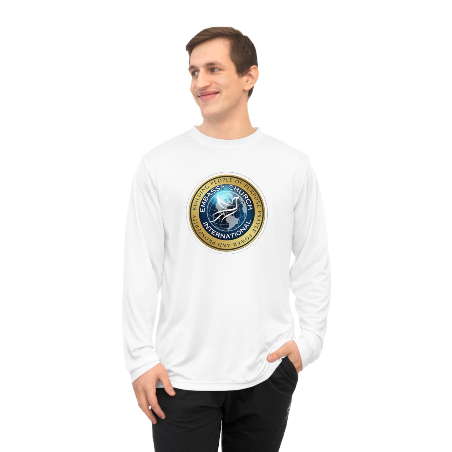 Embassy Church International Unisex Performance Long Sleeve Shirt