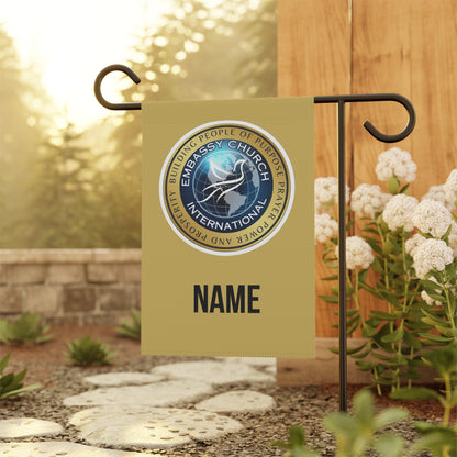 Personalized Embassy Church International Garden & House Banner