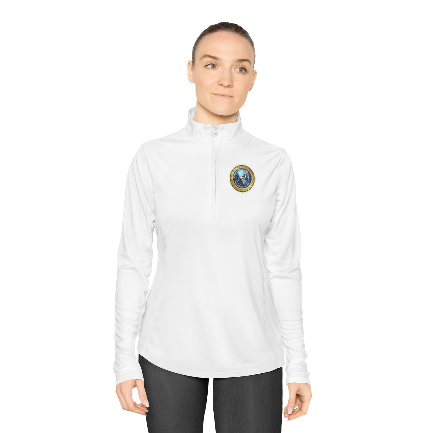 Embassy Church International Ladies Quarter-Zip Pullover