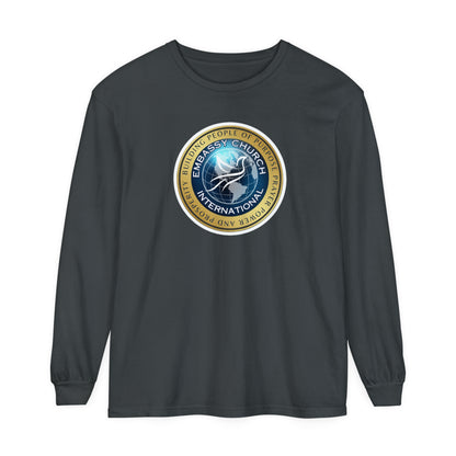 Embassy Church International Unisex Garment-dyed Long Sleeve T-Shirt