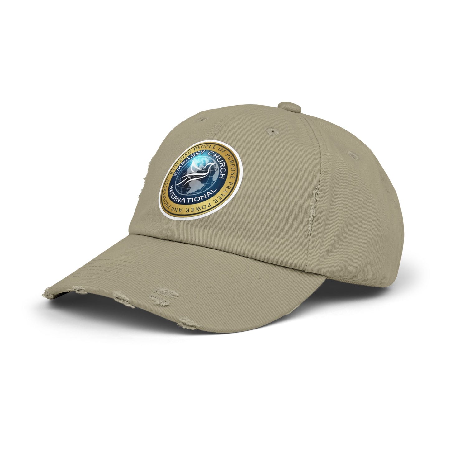 Embassy Church International Unisex Distressed Cap