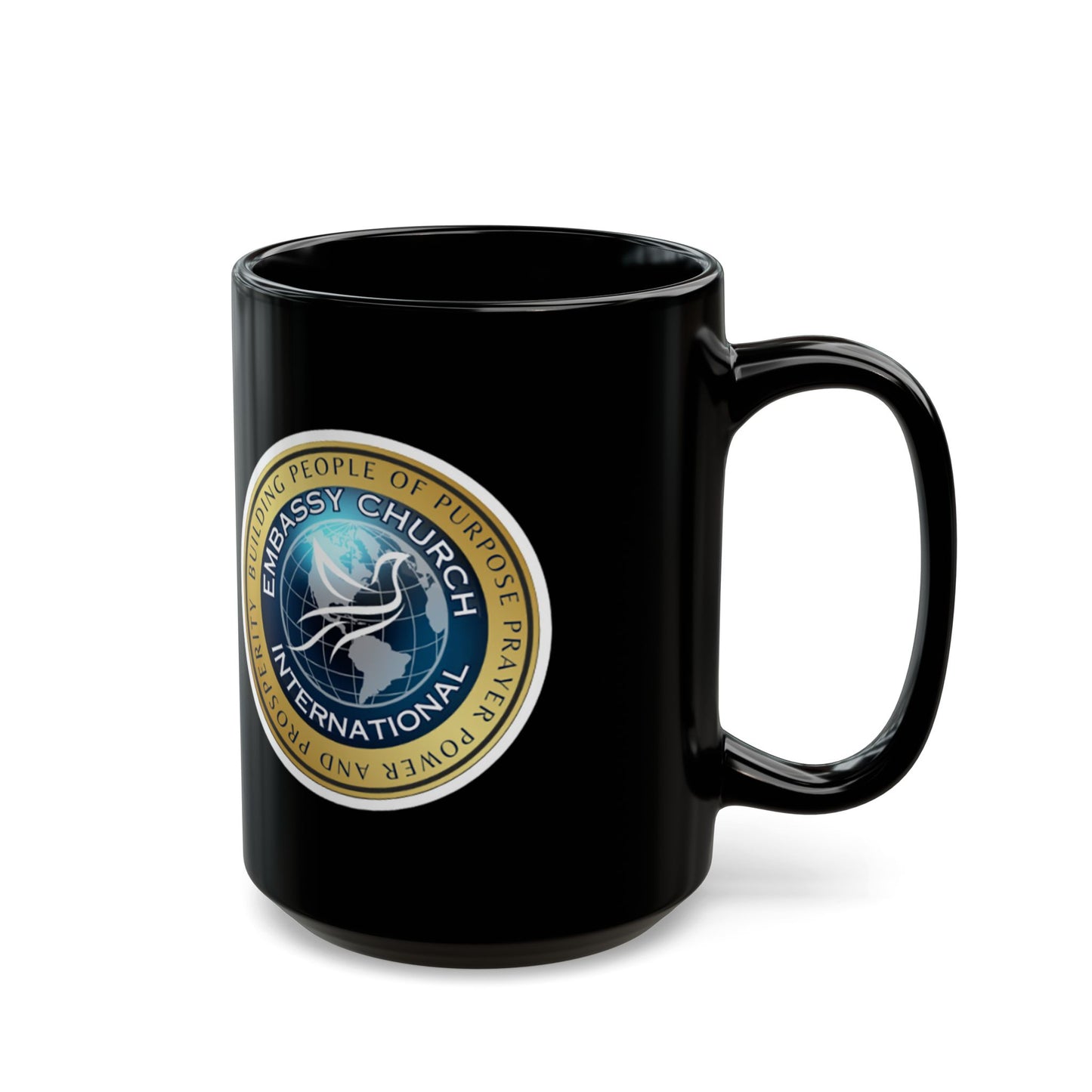 Embassy Church International Black Mug (11oz, 15oz)